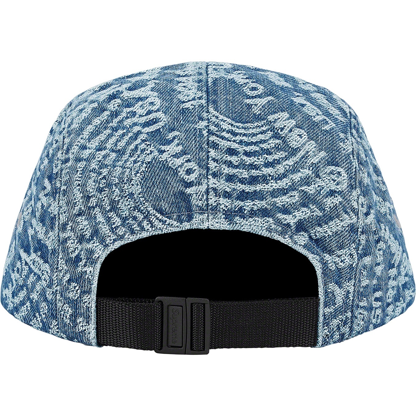 Circles Jacquard Denim Camp Cap view 5